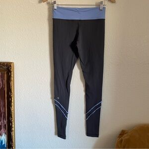 Lululemon Limited Edition Wunder Under Leggings Grey Periwinkle Ruffle 6